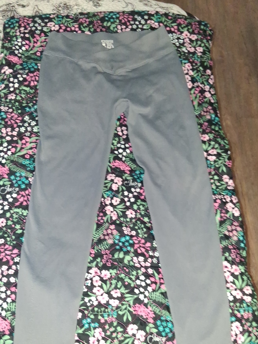 Women's Gray High-Waist Active Track Pants